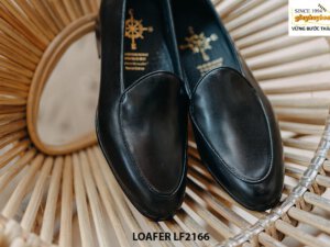 Giày lười nam da màu đen Penny Loafer LF2166 001