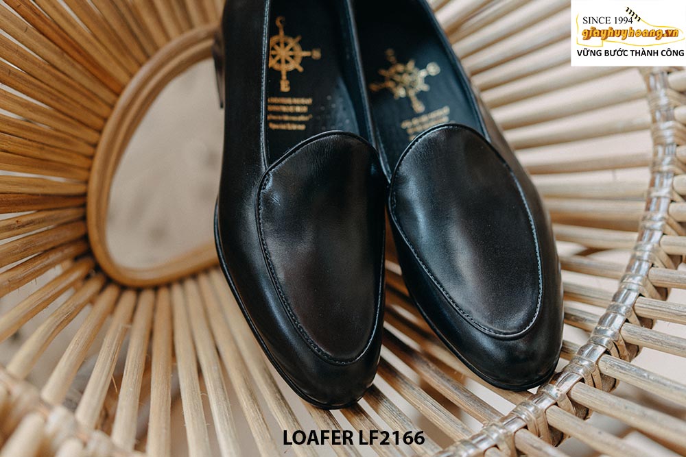 Giày lười nam da màu đen Penny Loafer LF2166 001