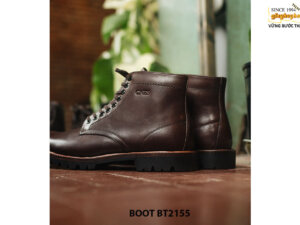 Giày da nam cổ cao buộc dây thời trang cao cấp BT2155 005