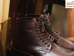 Giày da nam cổ cao buộc dây thời trang cao cấp BT2155 003