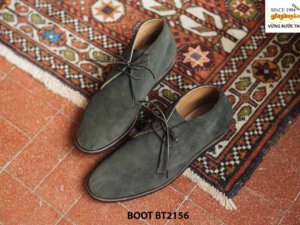 Giày da nam cổ lửng da lộn Chukka Boot BT2156 005