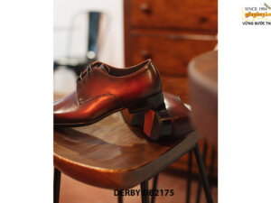 Giày da nam đơn giản mũi vuông quyền lực Derby DB2175 003