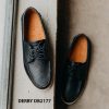Giày da nam màu xanh vân hạt chống nhăn Derby DB2177 001