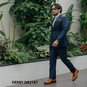 Giày tây nam mặc quần áo vestsuit Derby DB2181 002