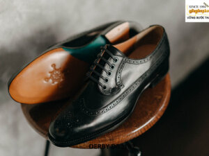 Giày tây nam đục lỗ Wingstip cao cấp Derby DB2162 003