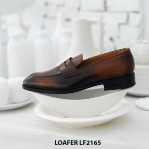 Giày lười nam nhuộm màu thủ công Patina Penny Loafer LF2165 002