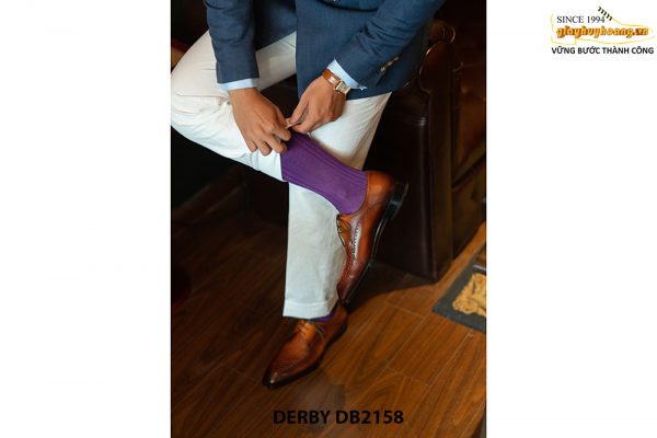 Giày tây da nam thời trang cao cấp Derby DB2158 004