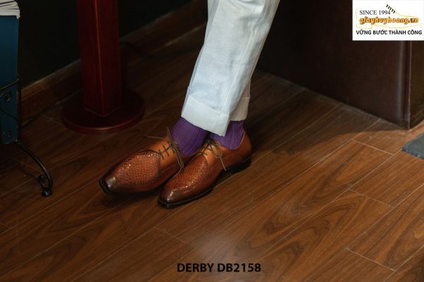 Giày tây da nam thời trang cao cấp Derby DB2158 001