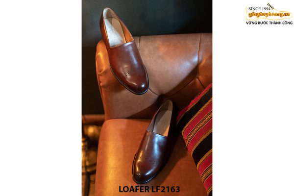 Giày lười nam da bê con cao cấp Loafer LF2163 004