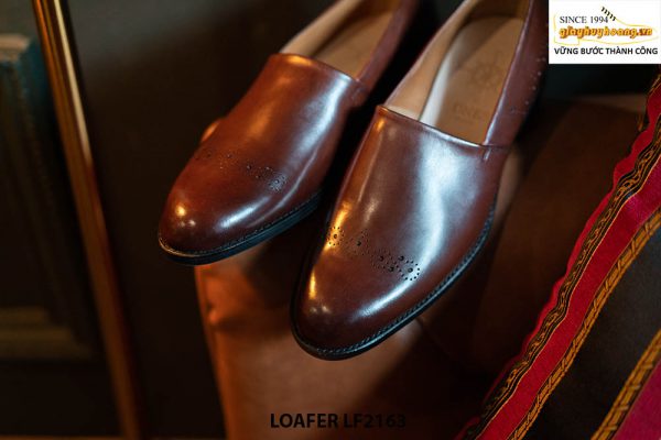 Giày lười nam da bê con cao cấp Loafer LF2163 002