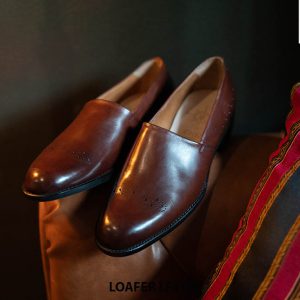 Giày lười nam da bê con cao cấp Loafer LF2163 001