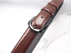 Dây nịt thắt lưng nam 2.8 cm đầu khóa kim giayhuyhoangvn mẫu 6 002