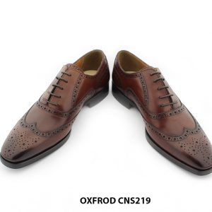 [Outlet size 39] Giày da bò nam mẫu đẹp Wingtips Oxford CNS219 004