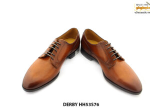 [Outlet size 39] Giày da nam buộc dây màu bò Derby HH53S76 004