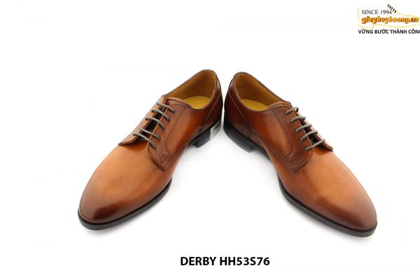 [Outlet size 39] Giày da nam buộc dây màu bò Derby HH53S76 004