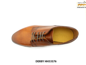 [Outlet size 39] Giày da nam buộc dây màu bò Derby HH53S76 002