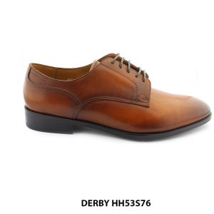 [Outlet size 39] Giày da nam buộc dây màu bò Derby HH53S76 001