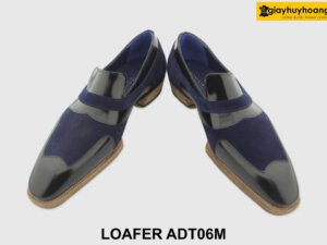 [Outlet size 41] Giày lười da nam thời trang navy Loafer ADT06M 003