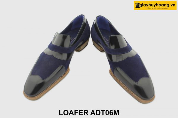 [Outlet size 41] Giày lười da nam thời trang navy Loafer ADT06M 003