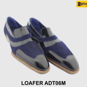 [Outlet size 41] Giày lười da nam thời trang navy Loafer ADT06M 002