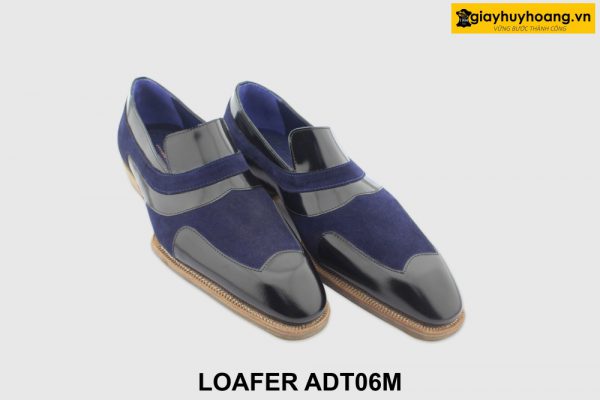 [Outlet size 41] Giày lười da nam thời trang navy Loafer ADT06M 002