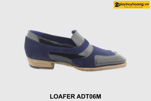 [Outlet size 41] Giày lười da nam thời trang navy Loafer ADT06M 001