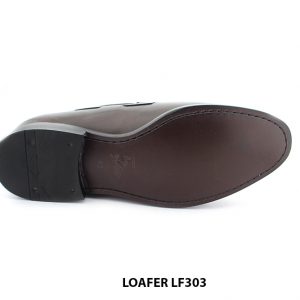 [Outlet size 42] Giày lười nam cá tính màu nâu Loafer LF303 006