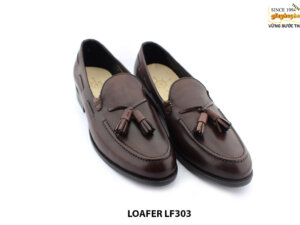 [Outlet size 42] Giày lười nam cá tính màu nâu Loafer LF303 003
