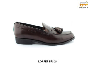 [Outlet size 42] Giày lười nam cá tính màu nâu Loafer LF303 001