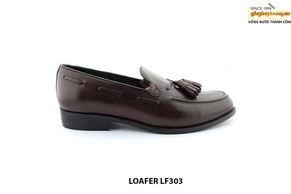 [Outlet size 42] Giày lười nam cá tính màu nâu Loafer LF303 001