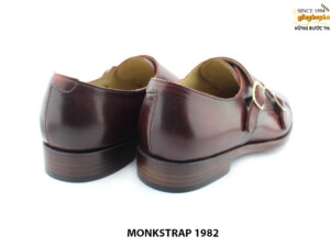 [Outlet size 39] Giày da nam màu patina thủ công Monkstrap 1982 005