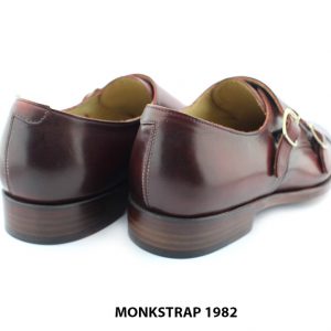 [Outlet size 39] Giày da nam màu patina thủ công Monkstrap 1982 005