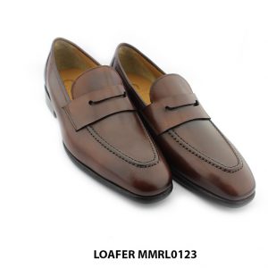 [Outlet size 41] Giày lười nam hàng hiệu chính hãng loafer MMRL0123 002