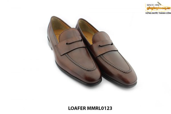 [Outlet size 41] Giày lười nam hàng hiệu chính hãng loafer MMRL0123 002