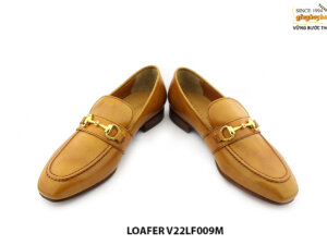 [Outlet size 41] Giày lười nam đế thấp da bò Loafer V22LF009M 004