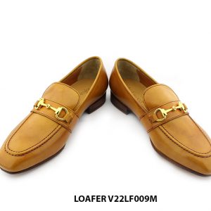 [Outlet size 41] Giày lười nam đế thấp da bò Loafer V22LF009M 004