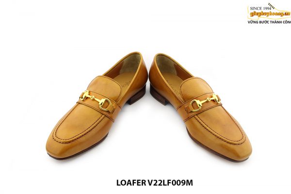 [Outlet size 41] Giày lười nam đế thấp da bò Loafer V22LF009M 004
