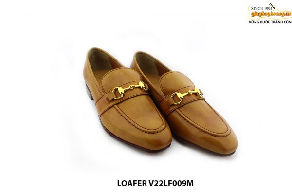 [Outlet size 41] Giày lười nam đế thấp da bò Loafer V22LF009M 003
