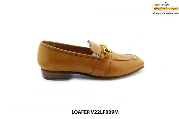 [Outlet size 41] Giày lười nam đế thấp da bò Loafer V22LF009M 001