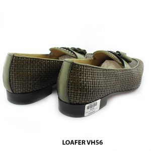 [Outlet size 42] Giày lười nam da đan xen thủ công loafer VH56 005