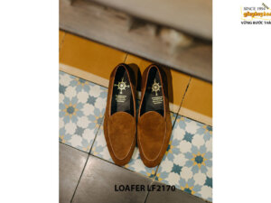 Giày da lười nam da lộn tôn dáng Loafer LF2171005