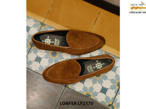 Giày da lười nam da lộn tôn dáng Loafer LF2171004