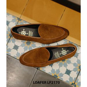 Giày da lười nam da lộn tôn dáng Loafer LF2171004