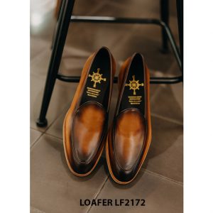 Giày lười da nam không dây cao cấp Loafer LF2172 003