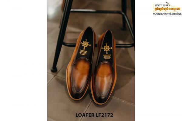 Giày lười da nam không dây cao cấp Loafer LF2172 003