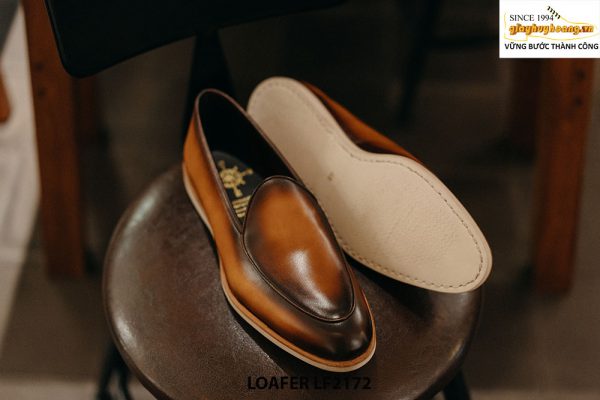 Giày lười da nam không dây cao cấp Loafer LF2172 002