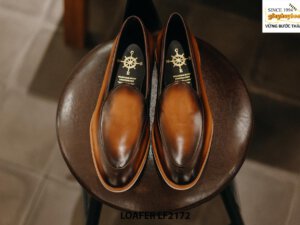 Giày lười da nam không dây cao cấp Loafer LF2172 001