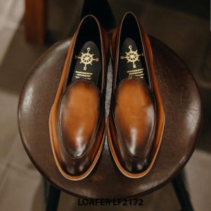 Giày lười da nam không dây cao cấp Loafer LF2172 001