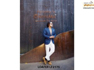 Giày da nam không dây da lộn Tassel Loafer LF2175 005