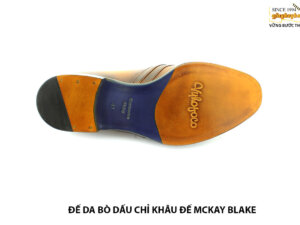 Đế da bò dấu chỉ khâu đế mckay blake giayhuyhoang